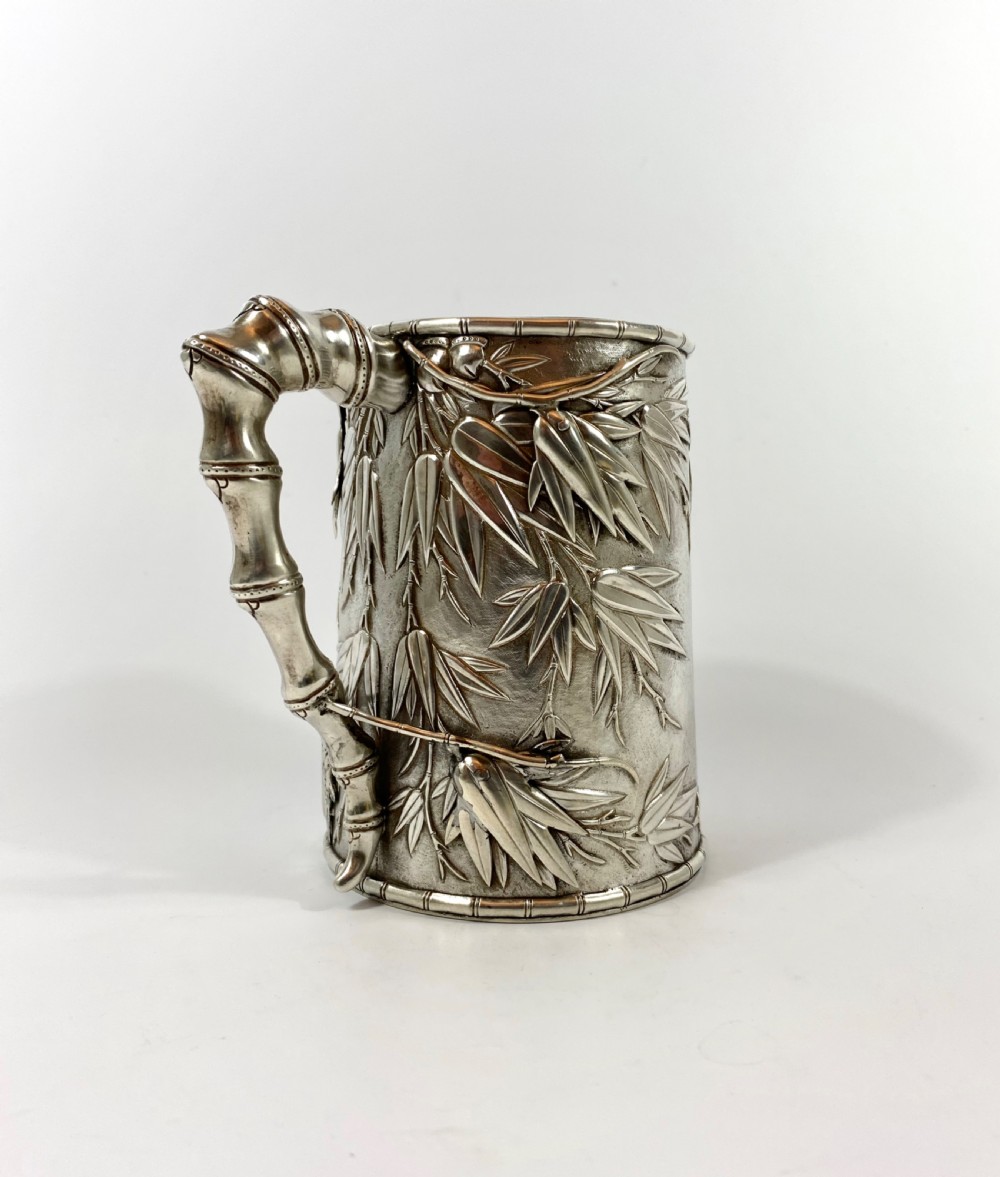 Chinese silver mug, Khe Cheong, Canton, c. 1845. View II