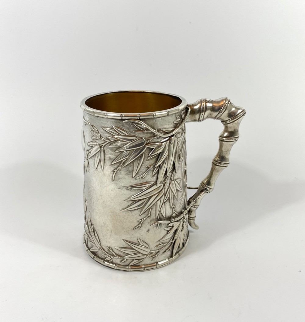 Chinese silver mug, Khe Cheong, Canton, c. 1845. View V