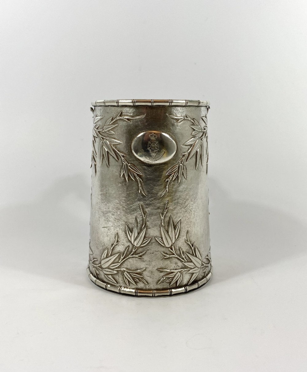 Chinese silver mug, Khe Cheong, Canton, c. 1845. View VI