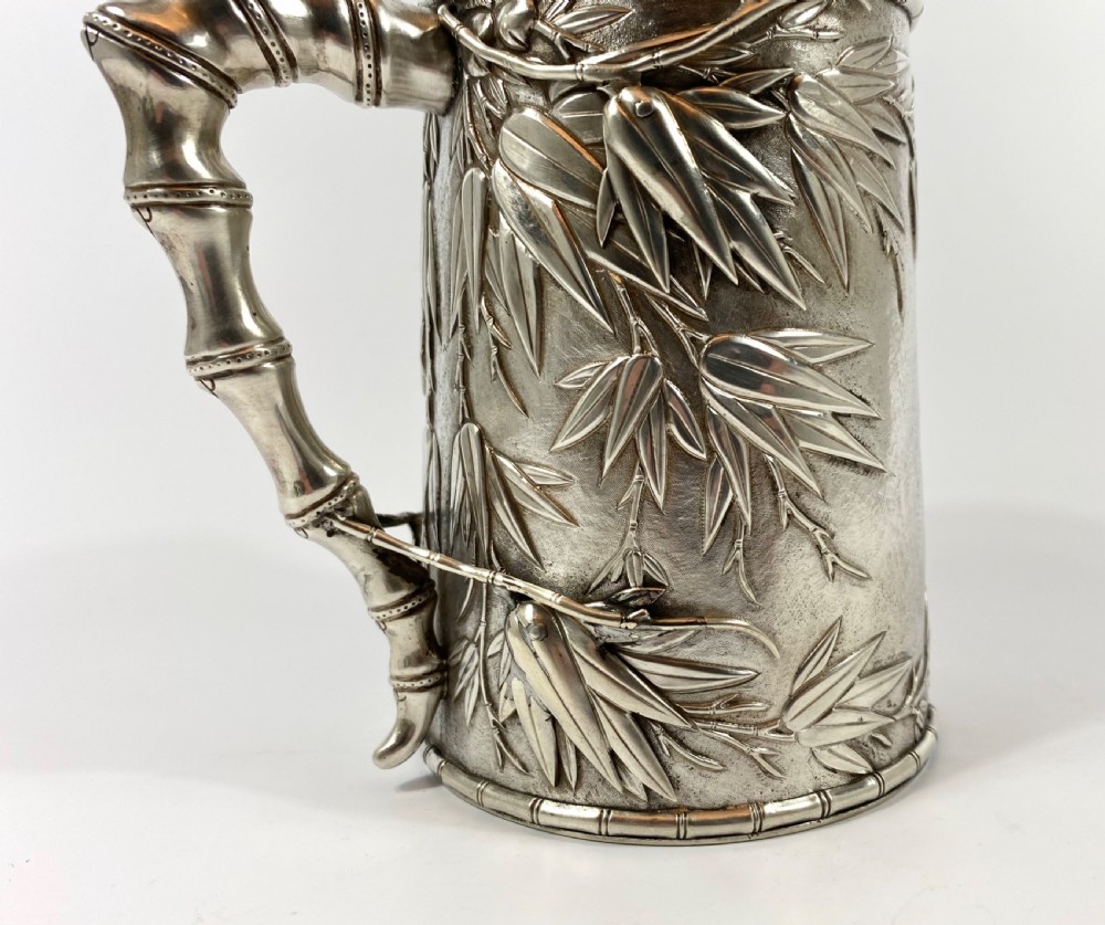 Chinese silver mug, Khe Cheong, Canton, c. 1845. View IX