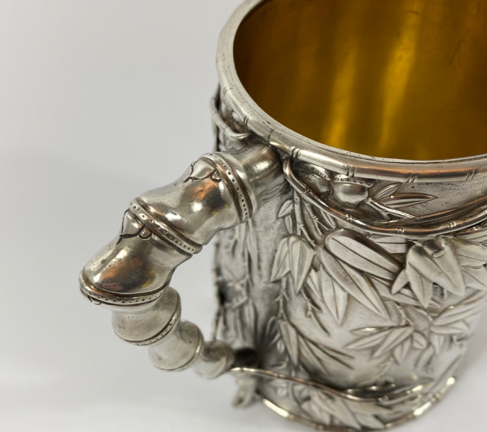 Chinese silver mug, Khe Cheong, Canton, c. 1845. View X