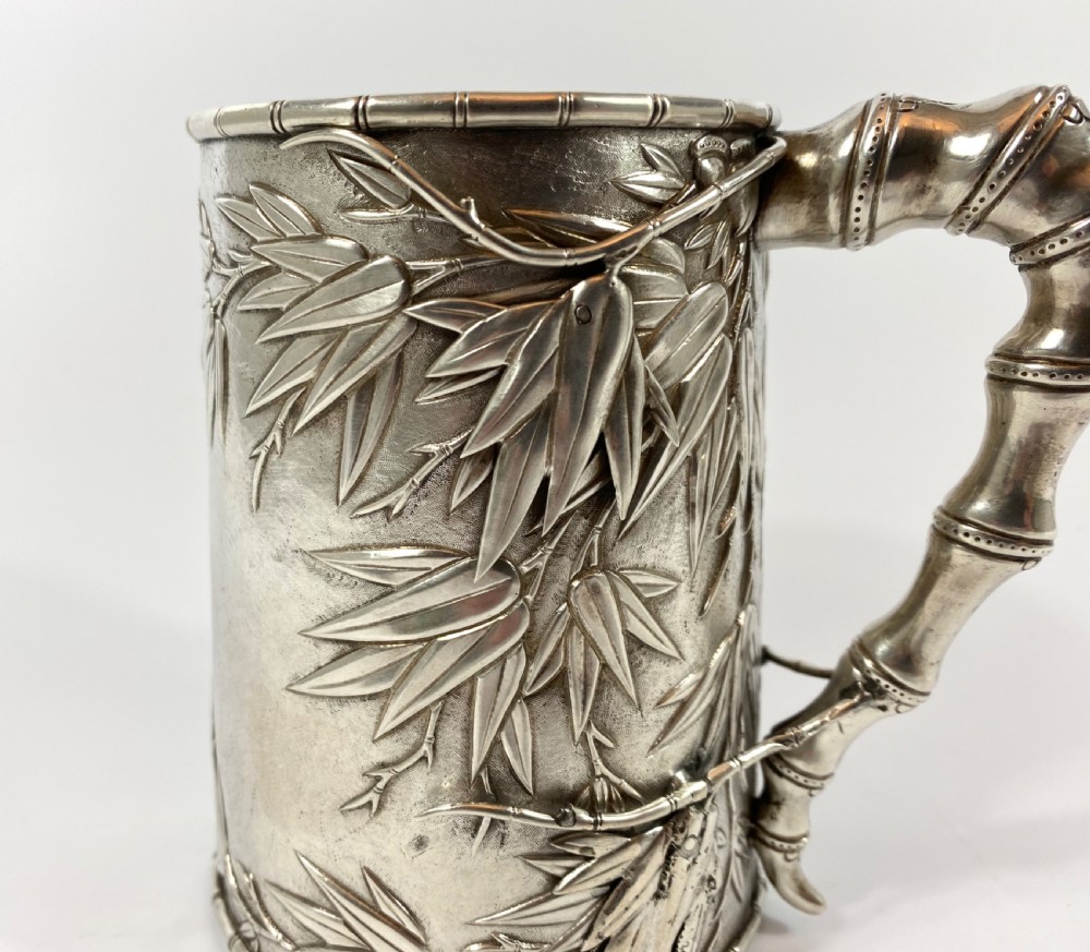 Chinese silver mug, Khe Cheong, Canton, c. 1845. View XI