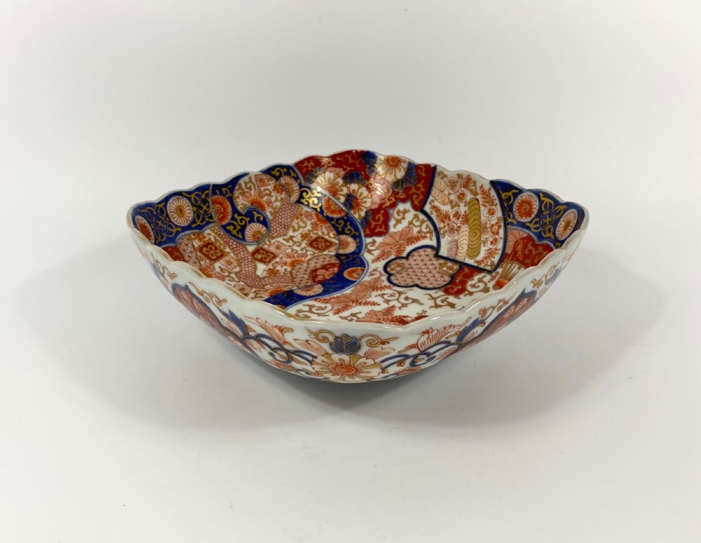 Koransha Imari porcelain bowl, c. 1890. Meiji Period. View III