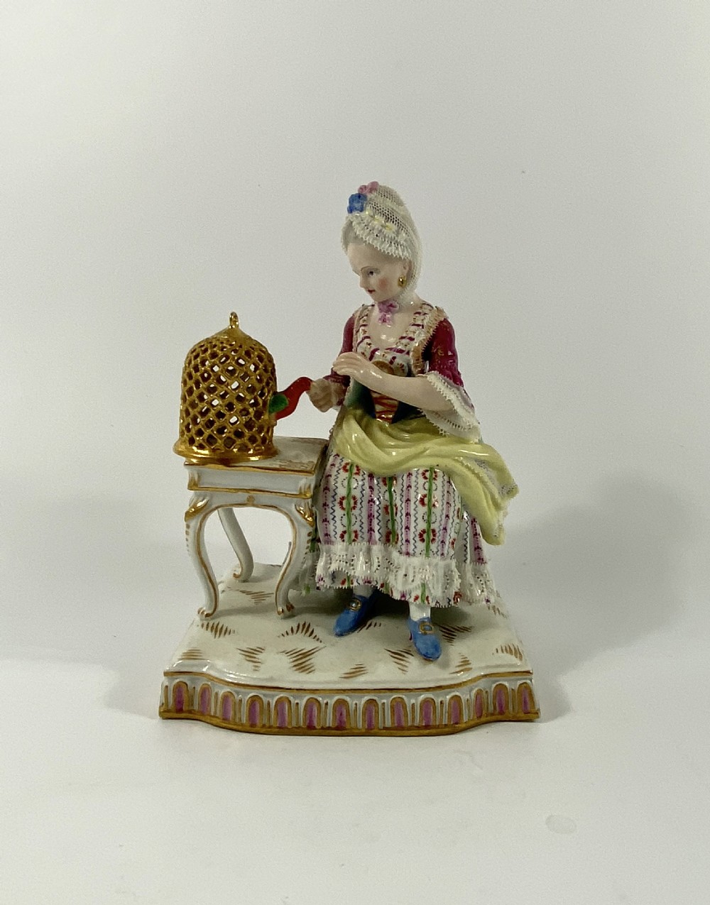 Meissen porcelain group ‘Touch’, c. 1870.