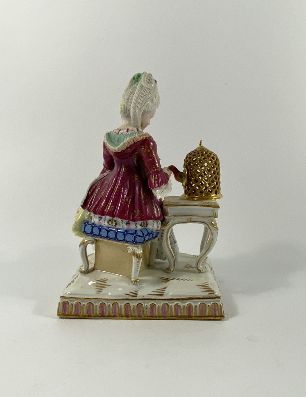 Meissen porcelain group ‘Touch’, c. 1870. View V