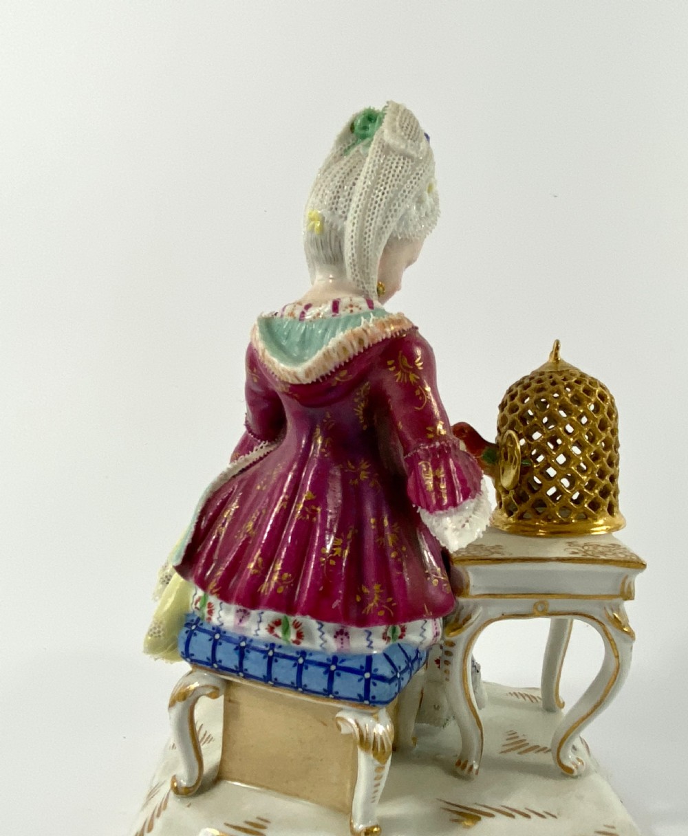Meissen porcelain group ‘Touch’, c. 1870. View VI