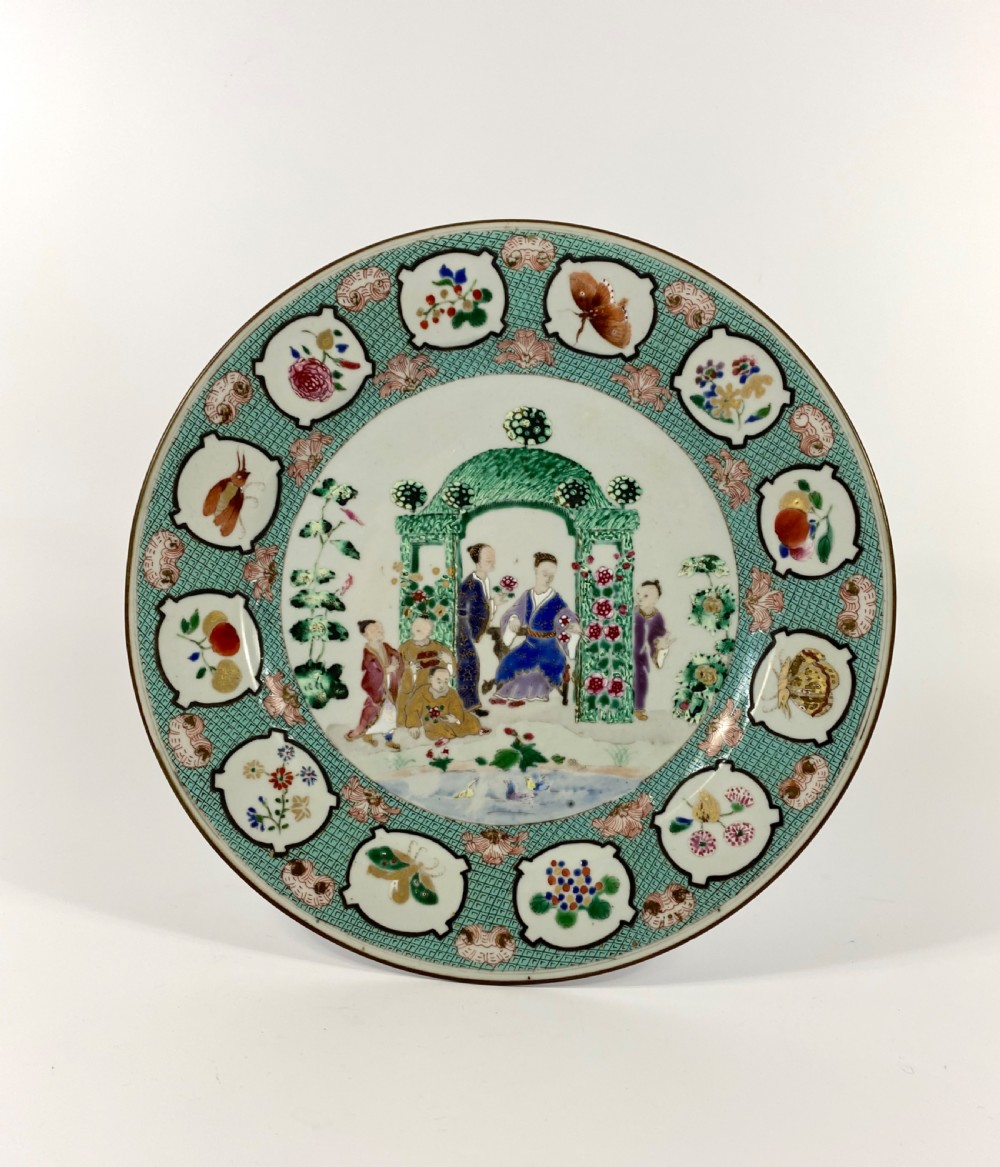 Chinese plate ‘Arbor’, Cornelis Pronk, c. 1738.