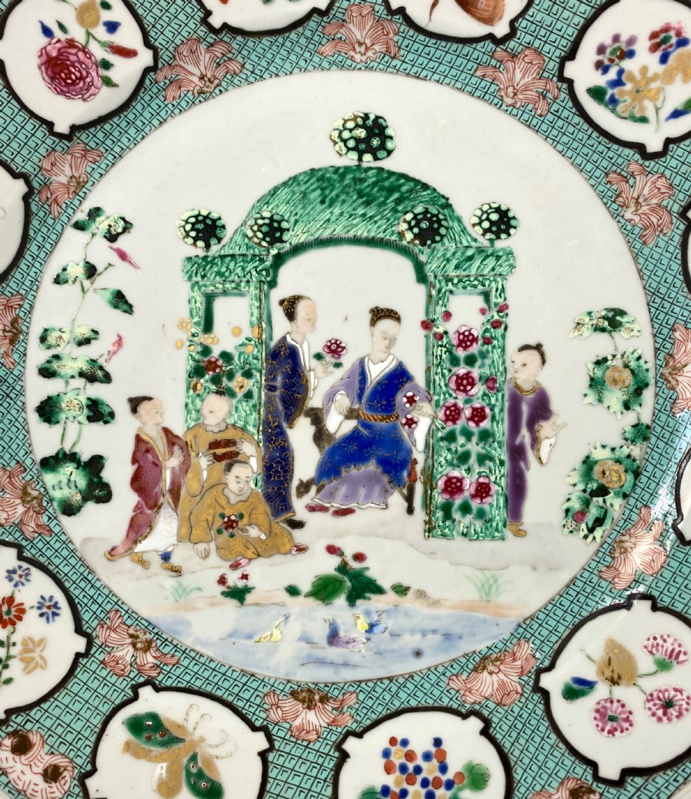 Chinese plate ‘Arbor’, Cornelis Pronk, c. 1738. View II