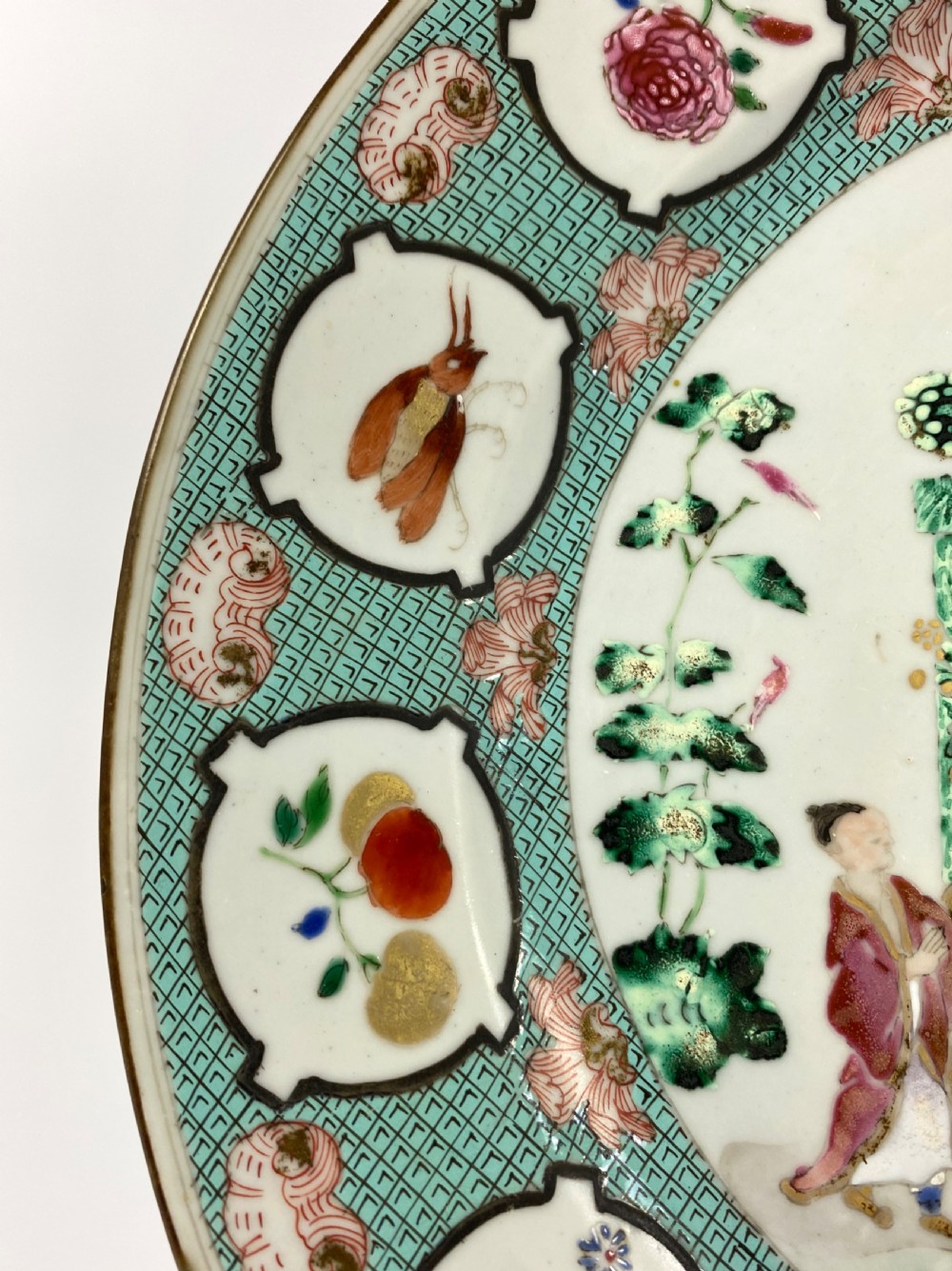 Chinese plate ‘Arbor’, Cornelis Pronk, c. 1738. View VI