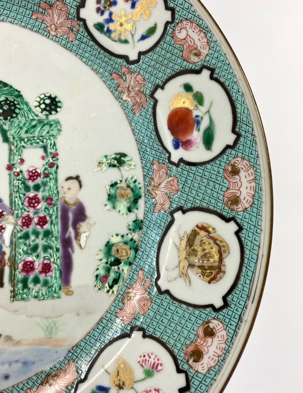 Chinese plate ‘Arbor’, Cornelis Pronk, c. 1738. View VII