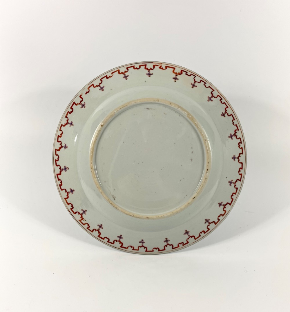Chinese plate ‘Arbor’, Cornelis Pronk, c. 1738. View VIII