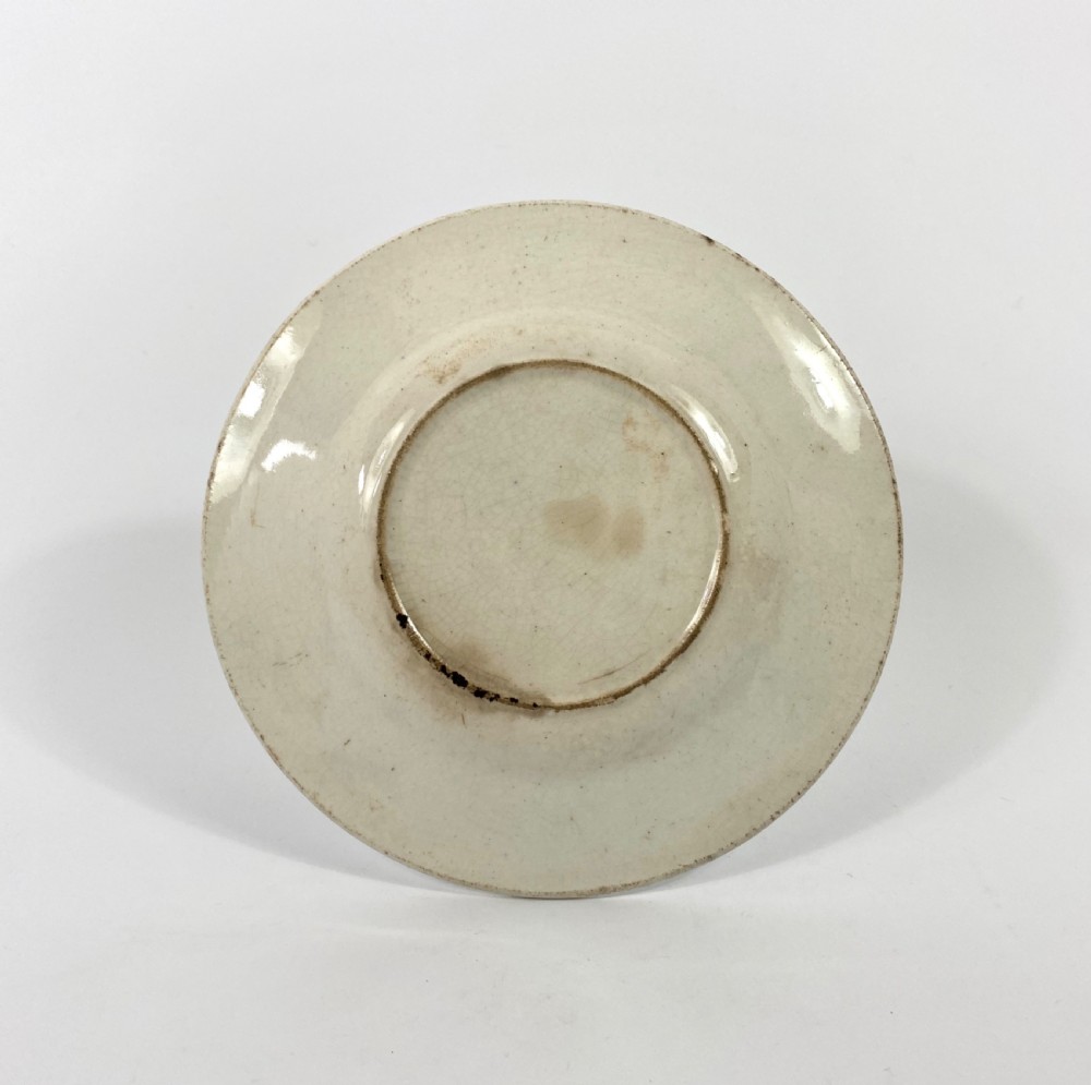 English pottery advertising child’s plate, c.1840. View III