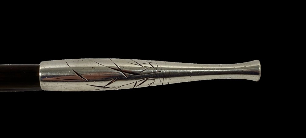 Japanese kiseru, and case, Isobe Shousei, Meiji Period. View V