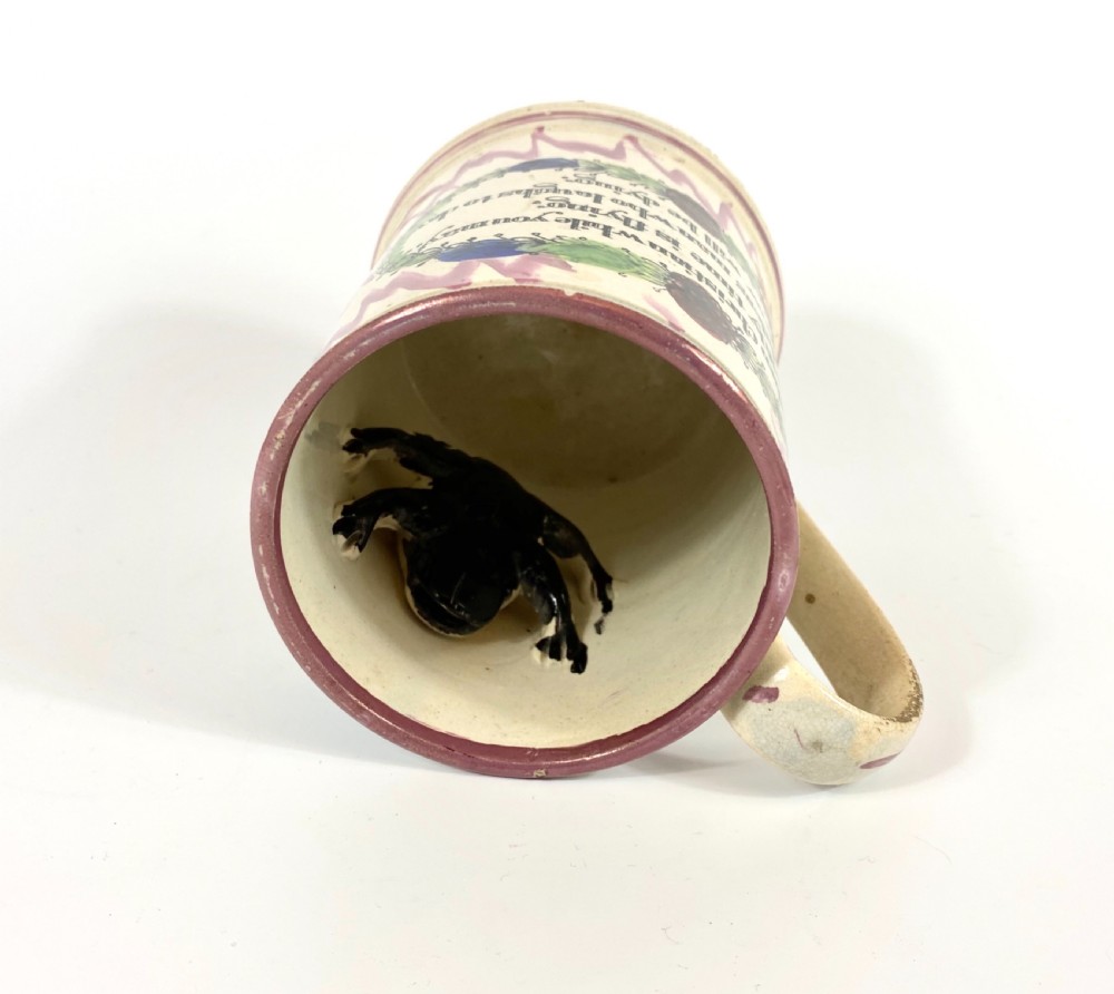 Sunderland lustre ‘Frog’ mug, c. 1860. View IV