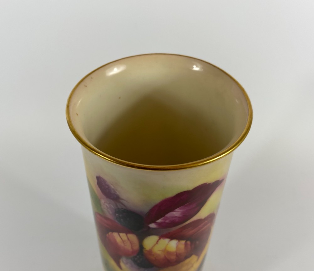 Royal Worcester porcelain vase. Kitty Blake, dated 1930. View VIII