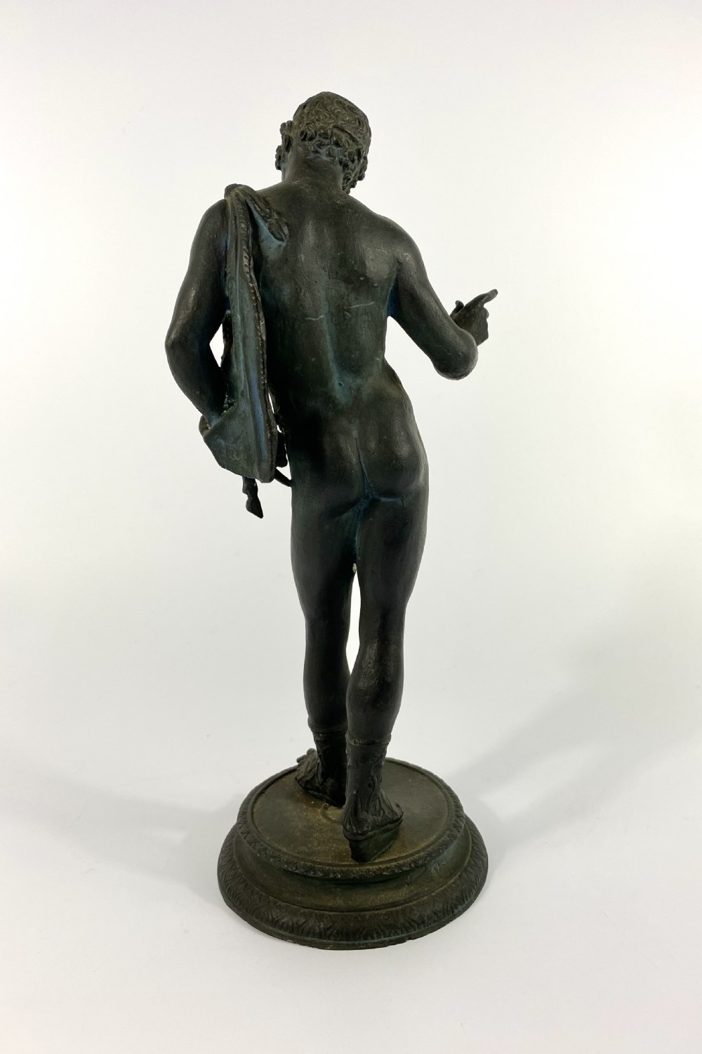 Italian ‘Grand Tour’ bronze Narcissus, c. 1870. View VI