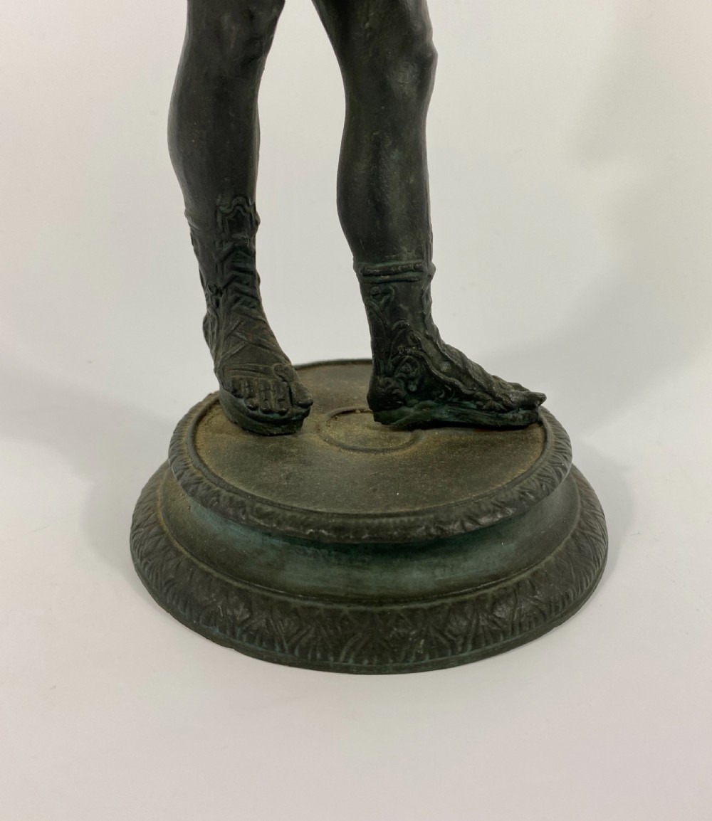 Italian ‘Grand Tour’ bronze Narcissus, c. 1870. View VII