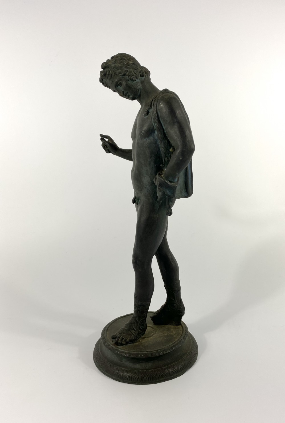 Italian ‘Grand Tour’ bronze Narcissus, c. 1870. View IX