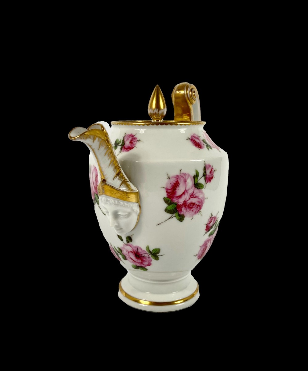 Paris porcelain coffee pot, c. 1820. View II