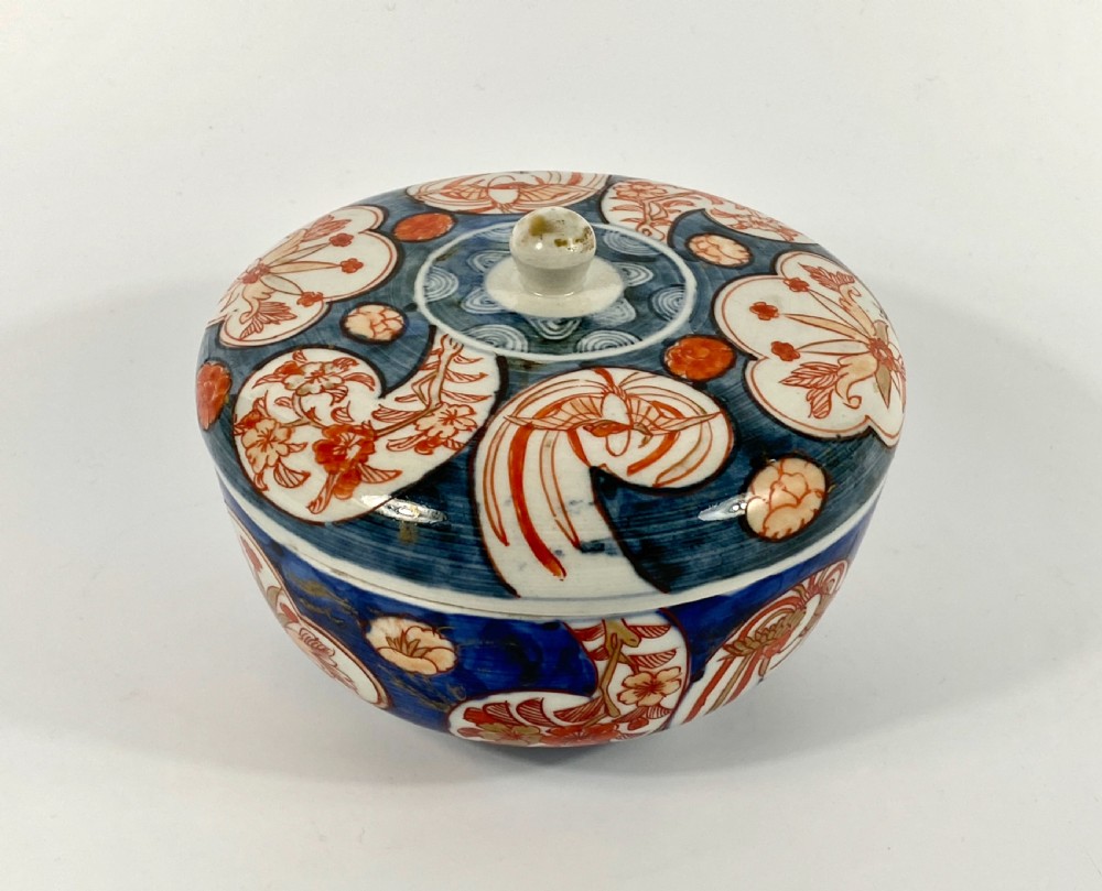 Imari bowl & cover, 18th C. Arita, Japan. View II