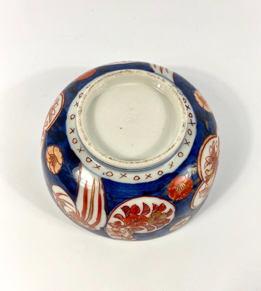 Imari bowl & cover, 18th C. Arita, Japan. View V