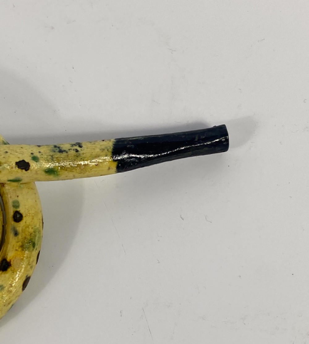 Scottish pottery Turks Head pipe, c. 1820. View VI