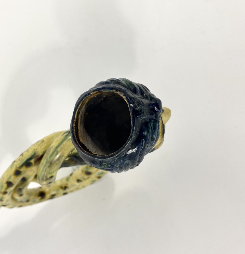 Scottish pottery Turks Head pipe, c. 1820. View VII