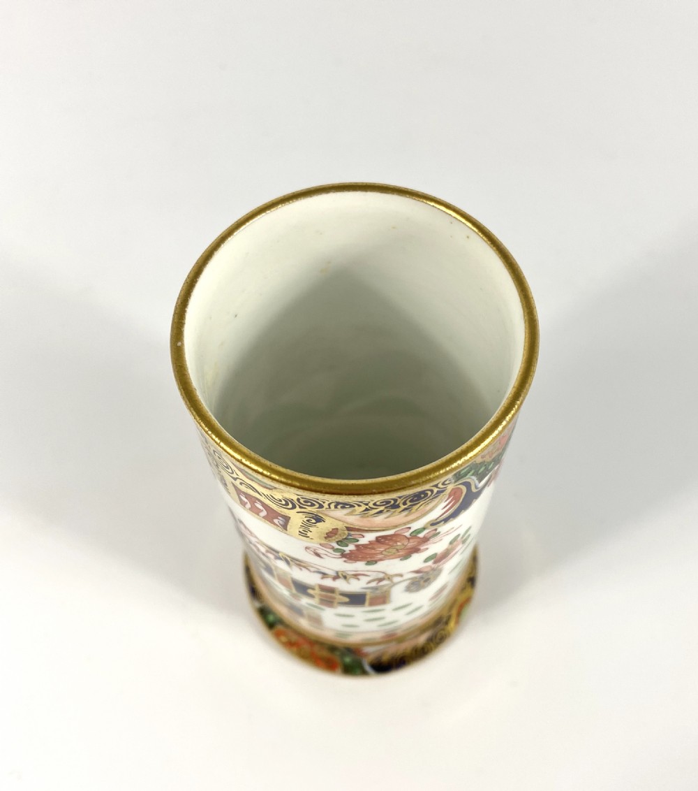 Spode porcelain ‘Imari’ spill vase, c. 1810. View VII