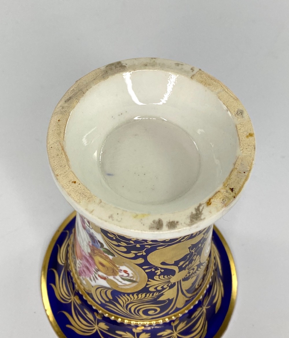 Coalport porcelain spill vase, c. 1830. View X