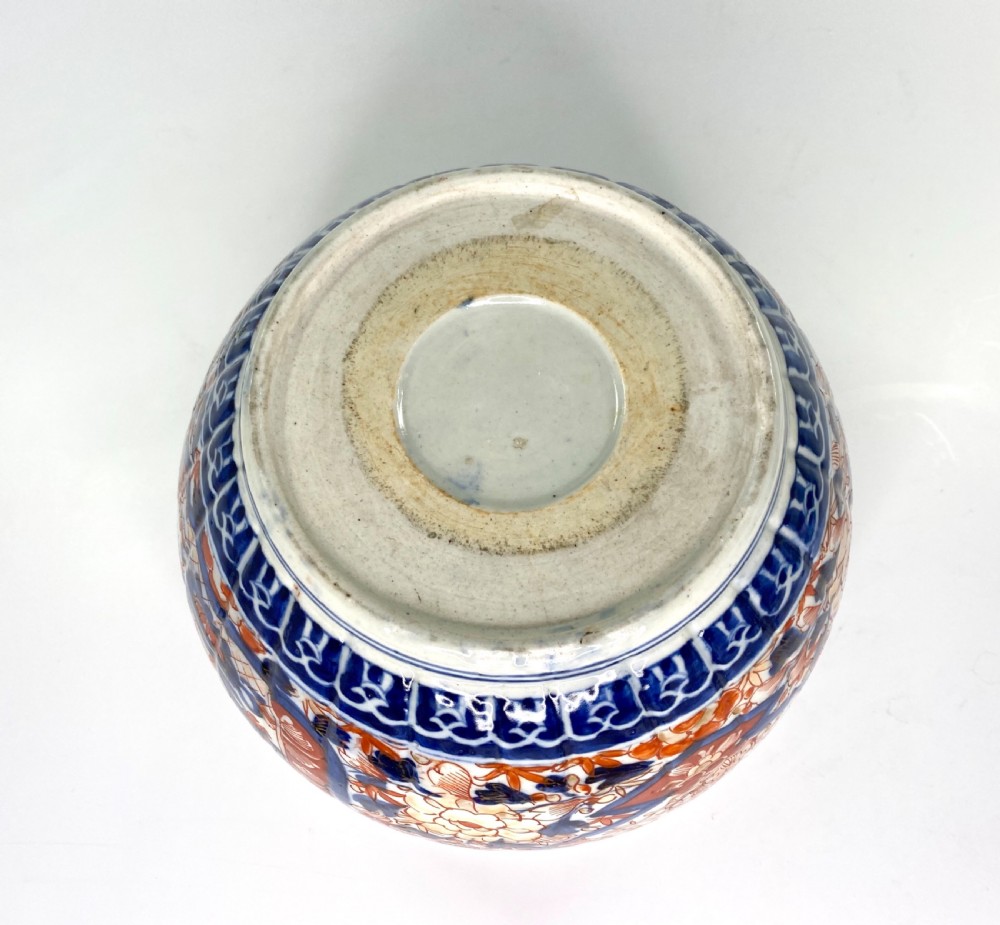 Japanese Imari porcelain jardiniere, c. 1890, Meiji Period. View IX