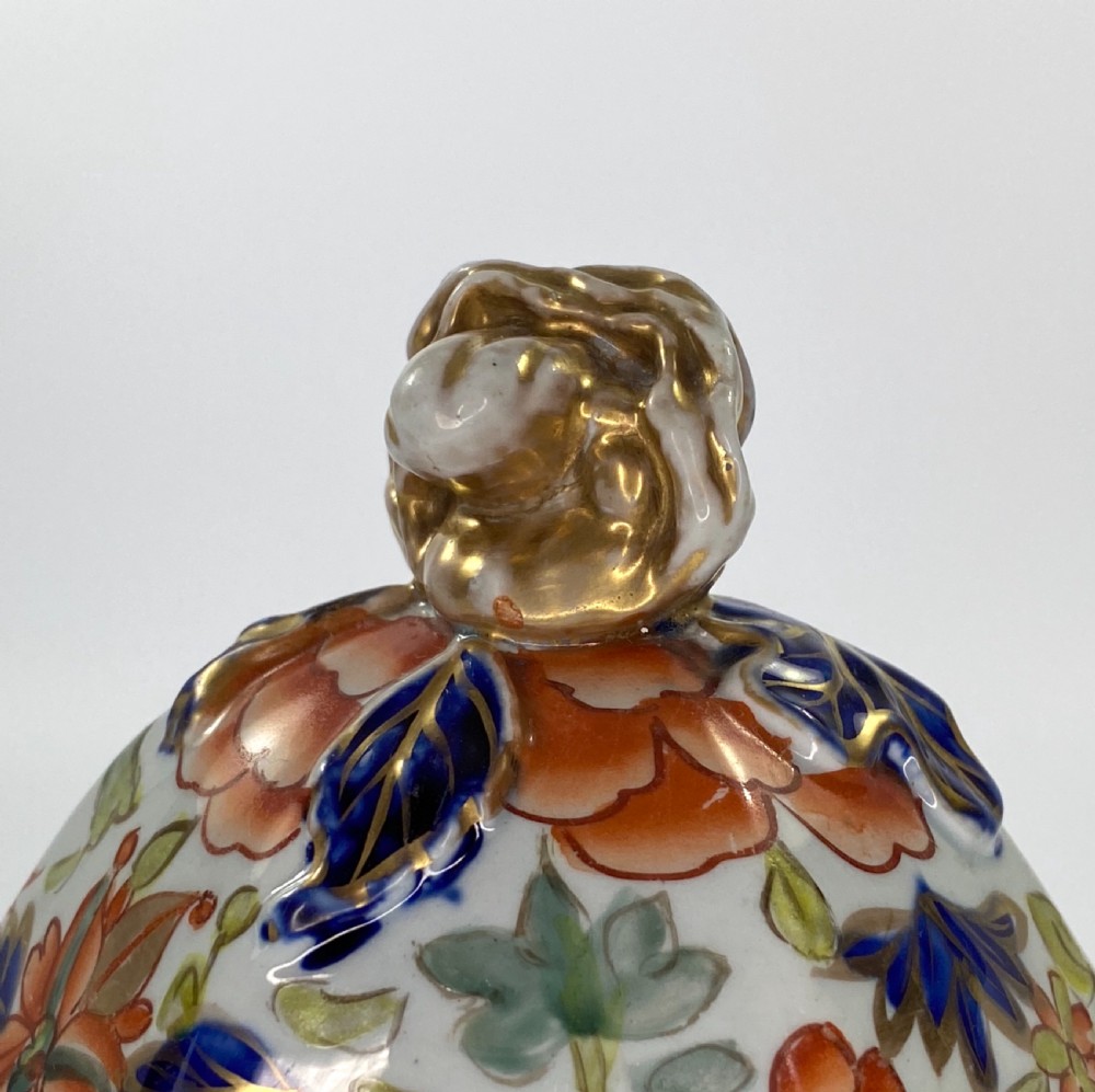 Pair Masons Ironstone tureens, covers and stands, c. 1815. View IX