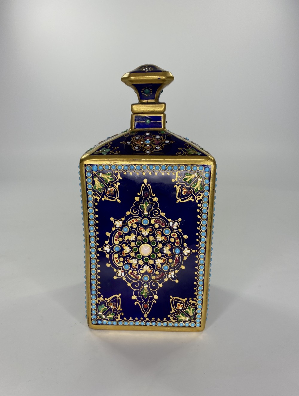 Pair ‘Sevres’porcelain perfume bottles, c. 1880. View VI