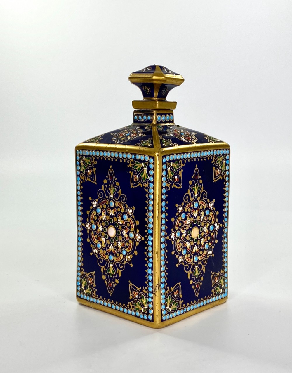 Pair ‘Sevres’porcelain perfume bottles, c. 1880. View XII