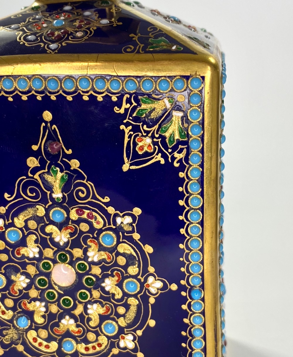 Pair ‘Sevres’porcelain perfume bottles, c. 1880. View XV