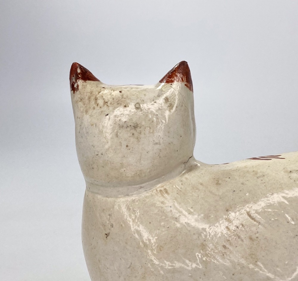 Staffordshire pottery cat, c. 1860 View IV