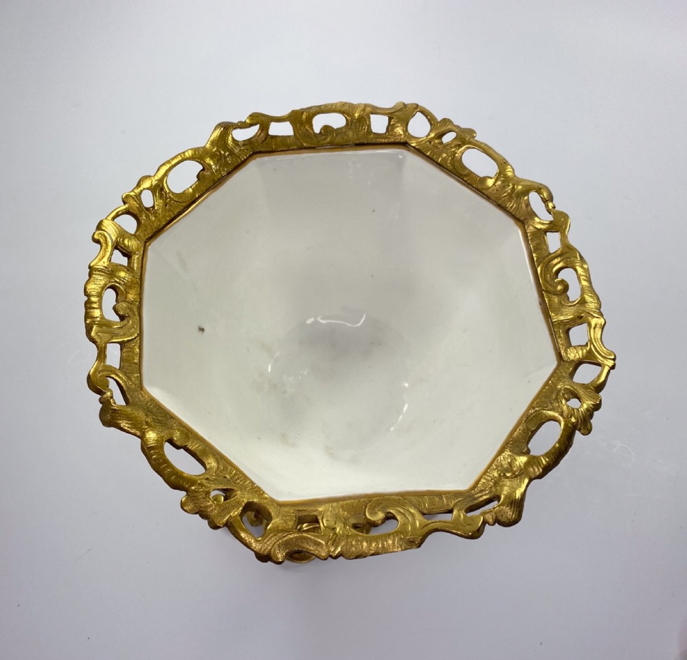 French porcelain bowl, ormolu mounts, c. 1880. View XII