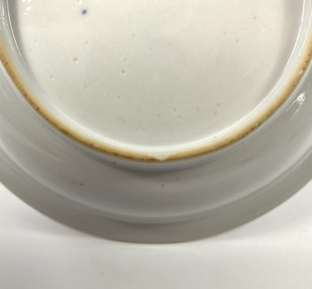 Pair Chinese porcelain dishes. Compagnie s des Indes. Qianlong Period. View V