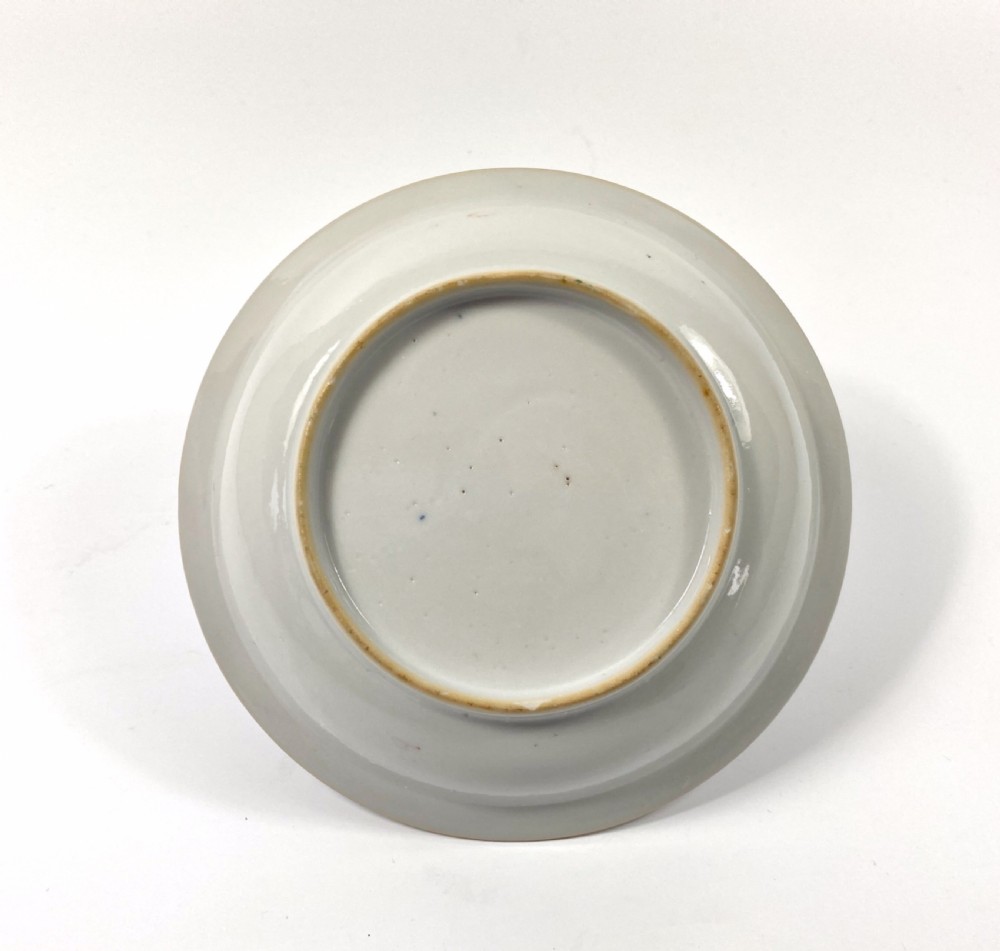 Pair Chinese porcelain dishes. Compagnie s des Indes. Qianlong Period. View VI