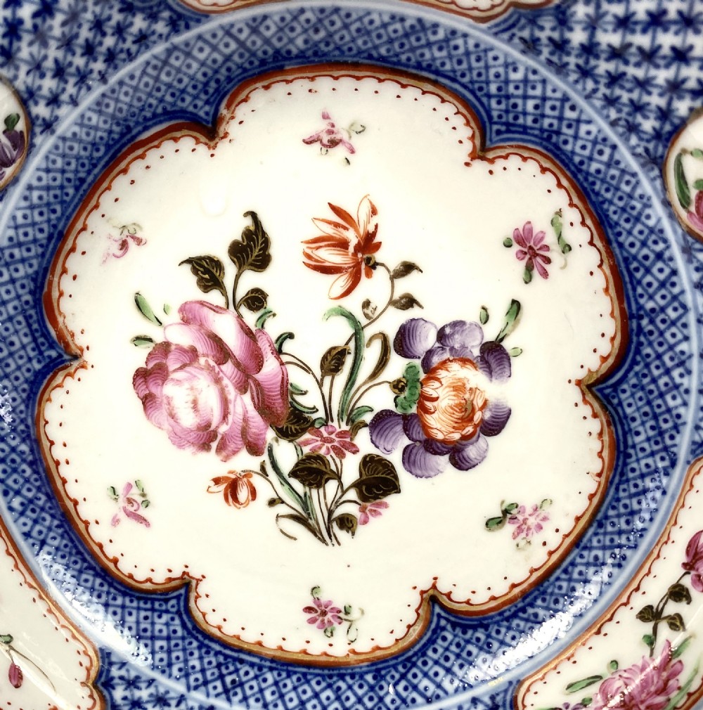 Pair Chinese porcelain dishes. Compagnie s des Indes. Qianlong Period. View X