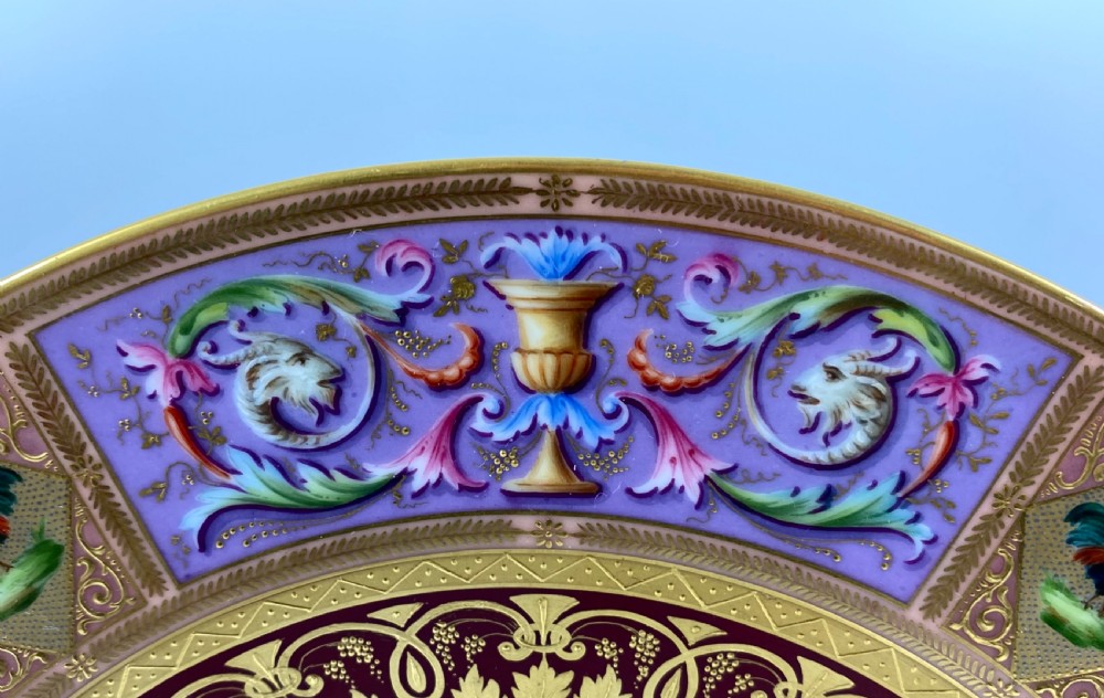 Vienna porcelain stand. Neo Classical, dated (17)98. View VI