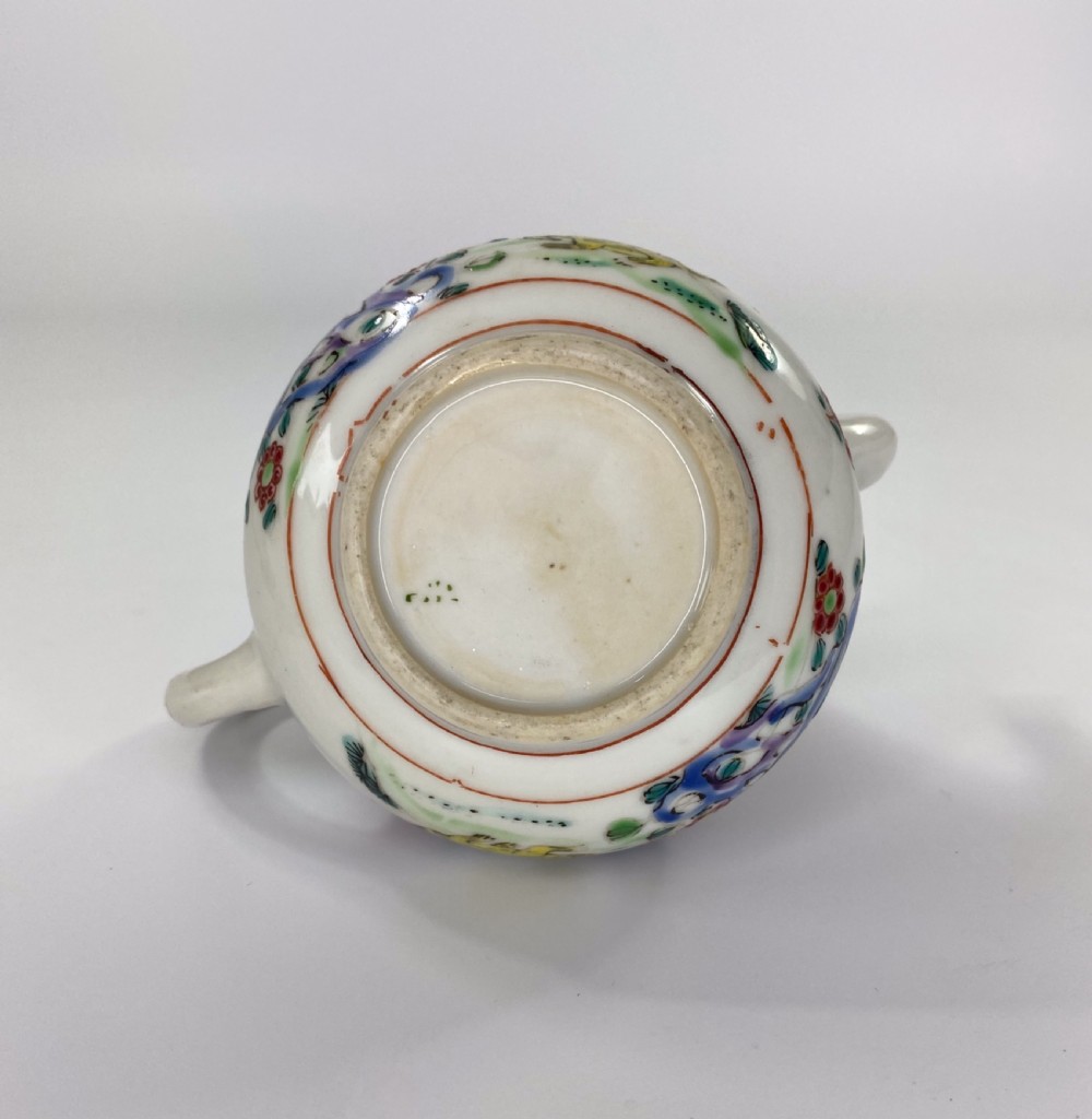 Chinese porcelain Cockerel teapot, c. 1740. View XI