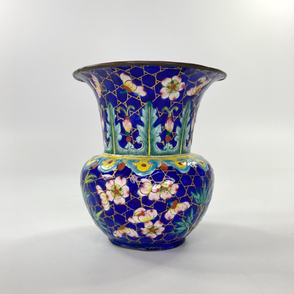 Chinese enamel zhadou, c.1795.