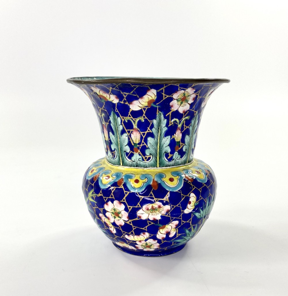 Chinese enamel zhadou, c.1795. View IV