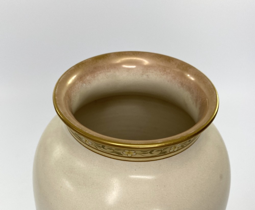 Pair Doulton Lambeth faience vases. J. P. Hewitt, c. 1885 View XII