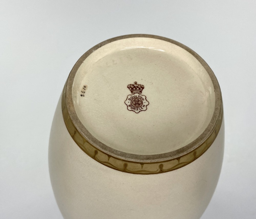 Pair Doulton Lambeth faience vases. J. P. Hewitt, c. 1885 View XV
