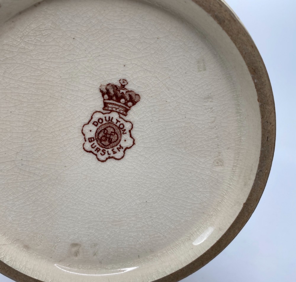 Pair Doulton Lambeth faience vases. J. P. Hewitt, c. 1885 View XVI