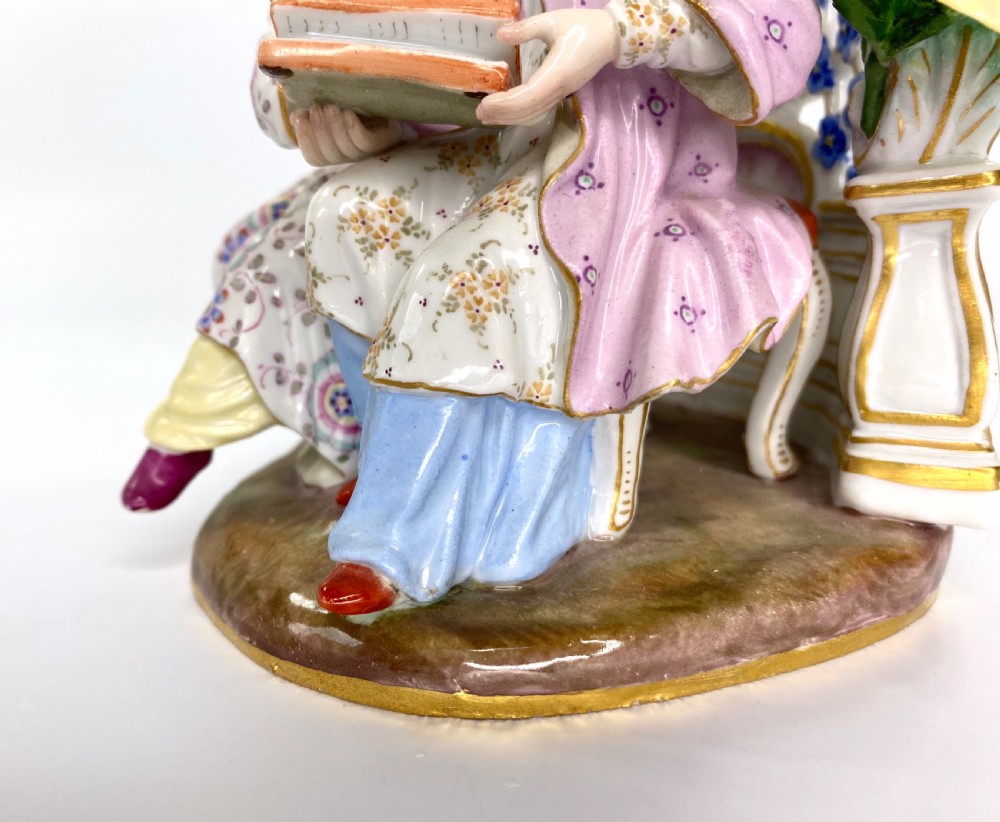 Meissen porcelain Chinoiserie group, c. 1870. View XI