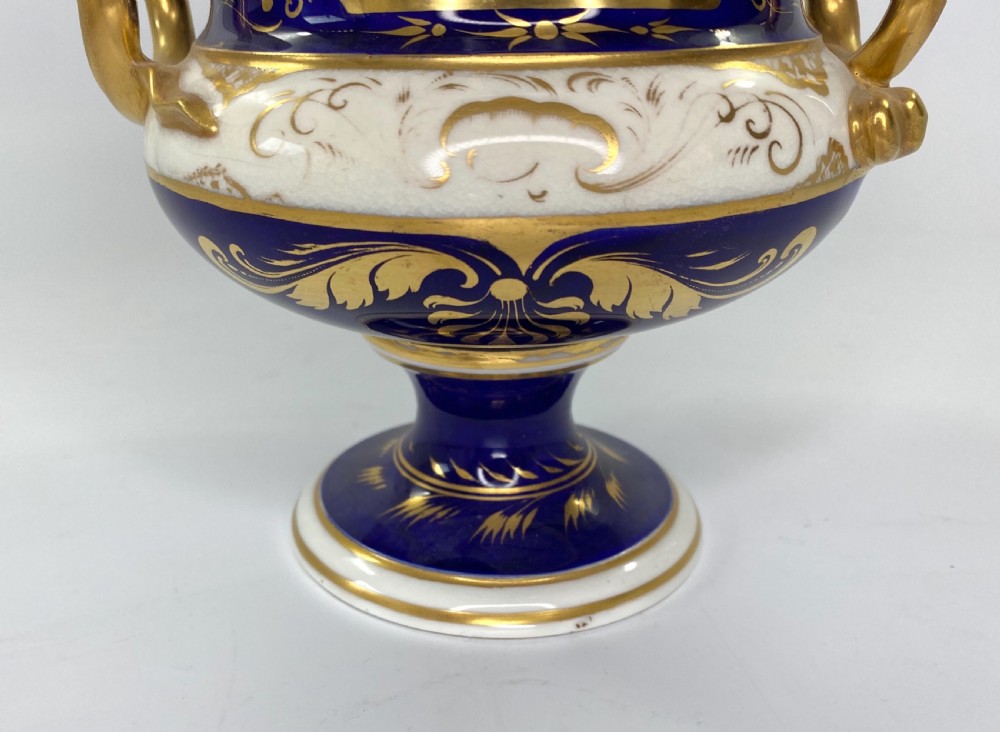 Derby porcelain garniture. Bloor Period, c. 1830. View IV