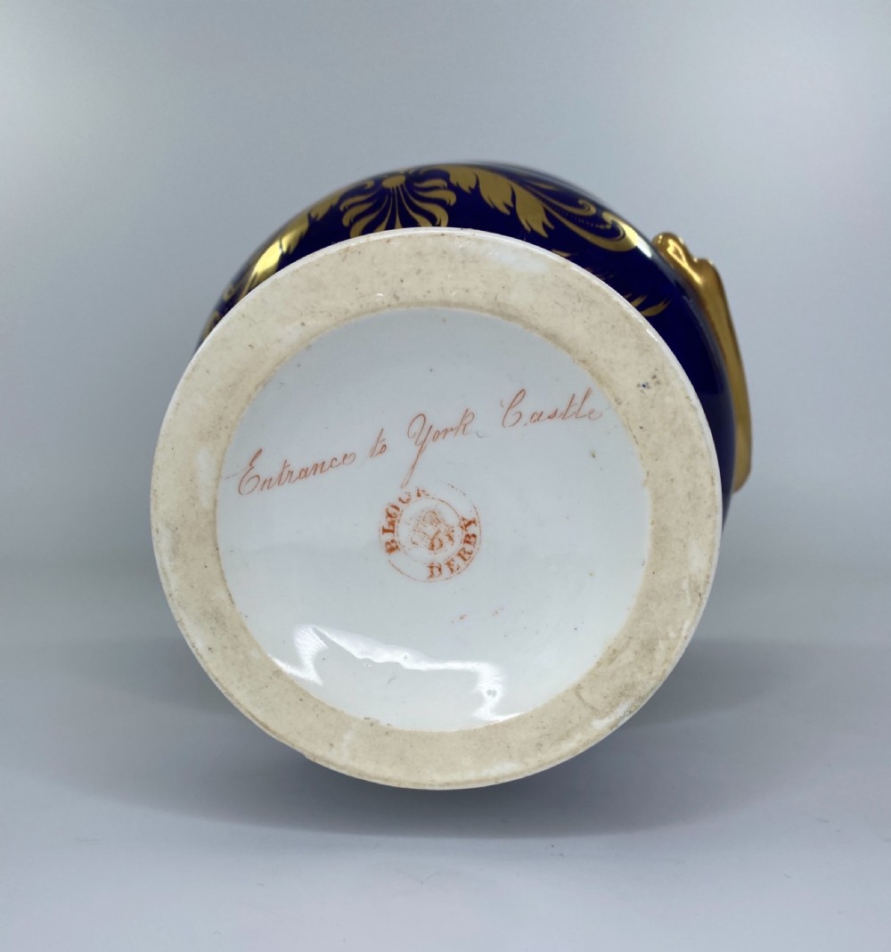 Derby porcelain garniture. Bloor Period, c. 1830. View V