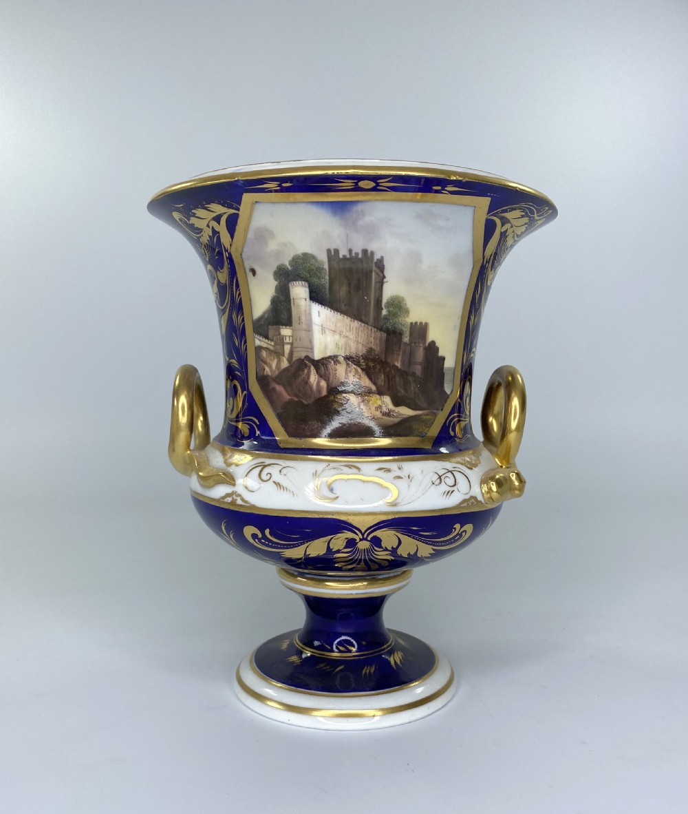 Derby porcelain garniture. Bloor Period, c. 1830. View IX